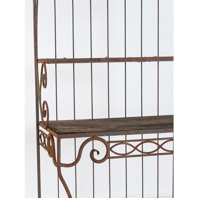 French Circa 1930 Wrought Iron Étagère / Boulangerie Racks For Sale - Image 4 of 14