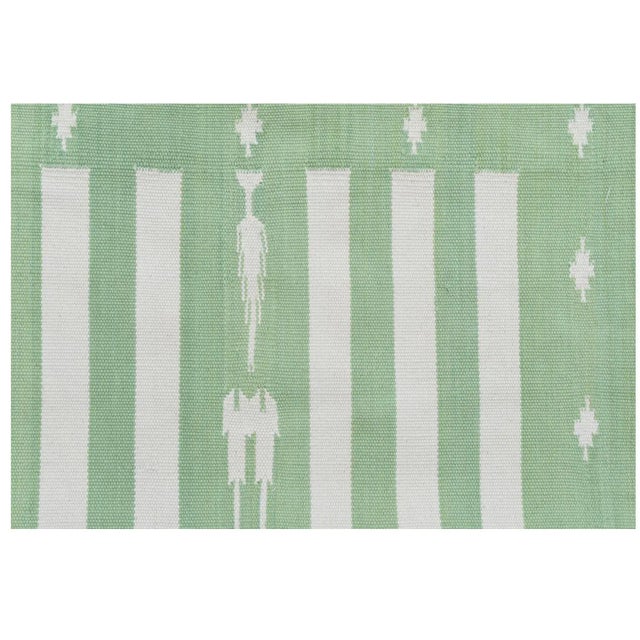 Boho Chic Kerra Rug, 2.5x14, Green For Sale - Image 3 of 5
