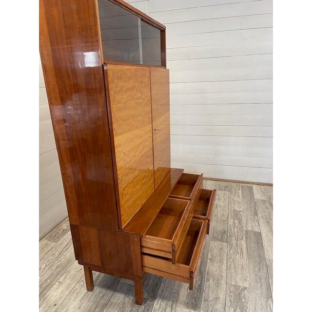 Metal Vintage Two-Door Closet with Glass, 1970s For Sale - Image 7 of 8
