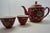 Bring a vibrant pop of color and historic symbolism to your table with this gorgeous, vintage 7-piece Chinese Famille Rose...