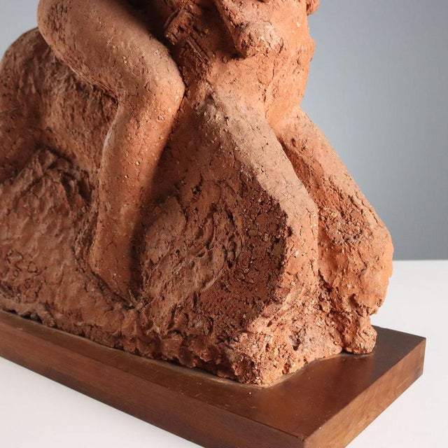 José Pizzo, Nude Figurative Composition, Terracotta For Sale - Image 6 of 11