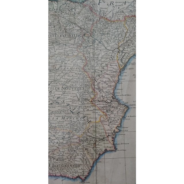 Antique Guillaume De l'Isle L' Espagne 1701 Map For Sale - Image 4 of 12