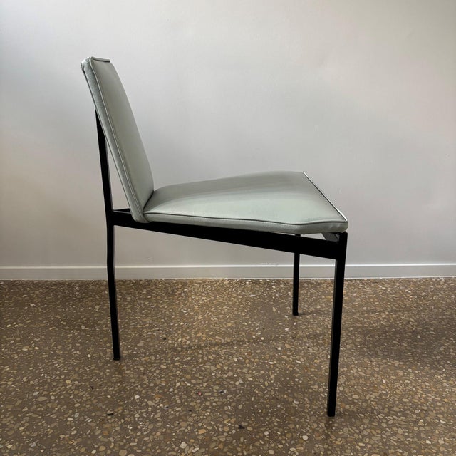 Black Modern Chairs by Wim Den Boon, 1950s, Set of 3 For Sale - Image 8 of 11