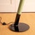 "Vinyl" floor lamp from the 1970s, completely restored with black and green lacquer. Anthropomorphic design reminiscent of...