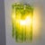 Chartreuse Italian Wall Light in Murano Green Glass, 1990s For Sale - Image 8 of 14