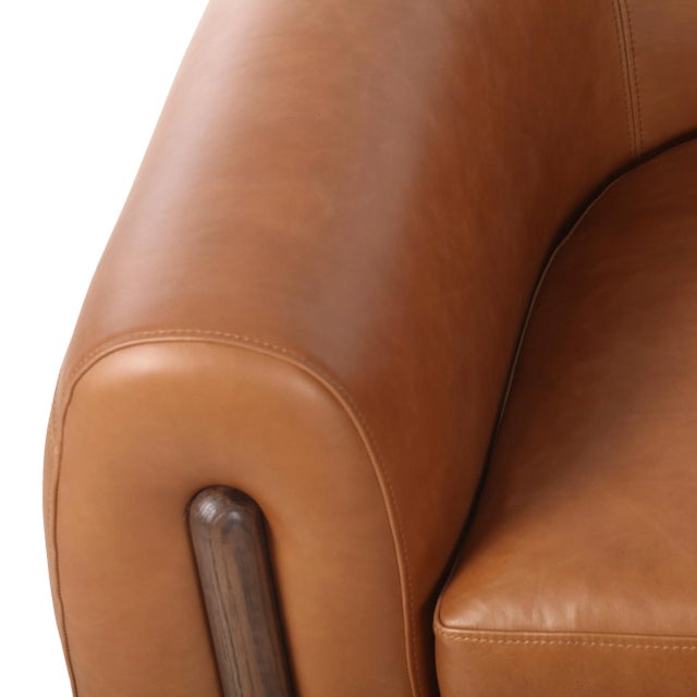 Four Hands Lyla Chair, Valencia Camel For Sale - Image 11 of 11
