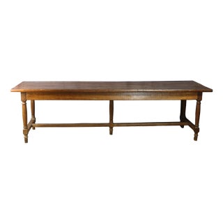 Antique Dining Table in Oak, 1890s For Sale