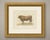 An original antique chromolithograph, printed in color, lettered "race garonnaise, taureau." and published in paris about...