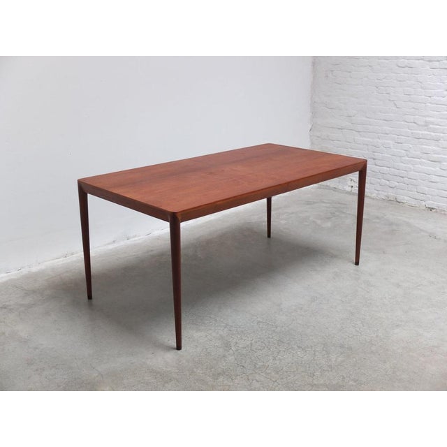 Extendable Dining Table by Erik Riisager Hansen for Haslev, 1960s For Sale - Image 4 of 18