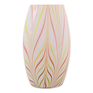 French Crystal Vase from Saint-Louis, 1980s For Sale