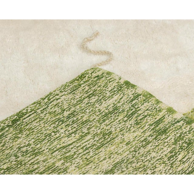 Hand-Knotted Wool Rug by Azele Studio For Sale - Image 4 of 12