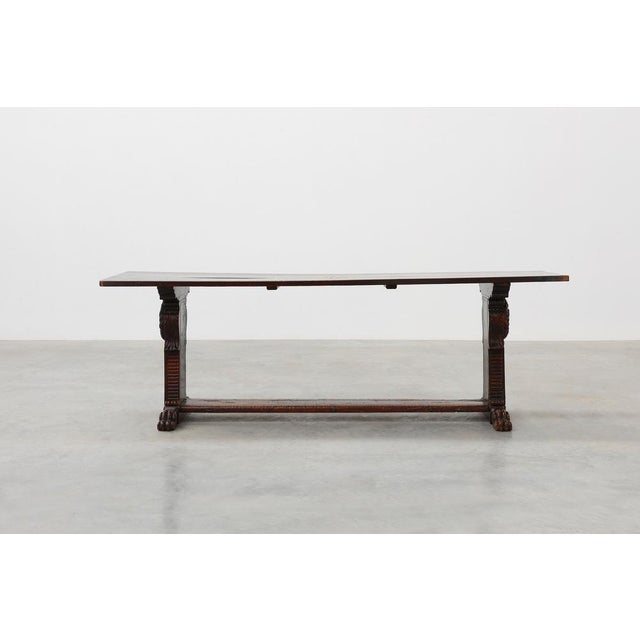 16th Century Renaissance Walnut Console Table, Tuscany For Sale - Image 6 of 18