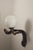 Vintage Organic Brutalist Vine Root Wall Lamp with Globe, 1960s For Sale - Image 11 of 18