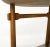 Mid-Century Modern Round Two Tier Greek Key Pattern Laminate Top Occasional Side End Table Stand For Sale - Image 3 of 13