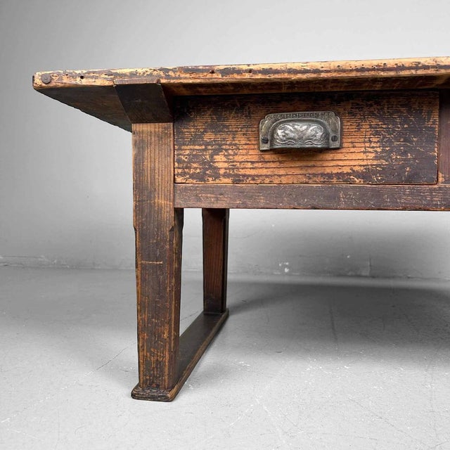Japanese Traditional Low Writing Table, 1920s For Sale - Image 9 of 13