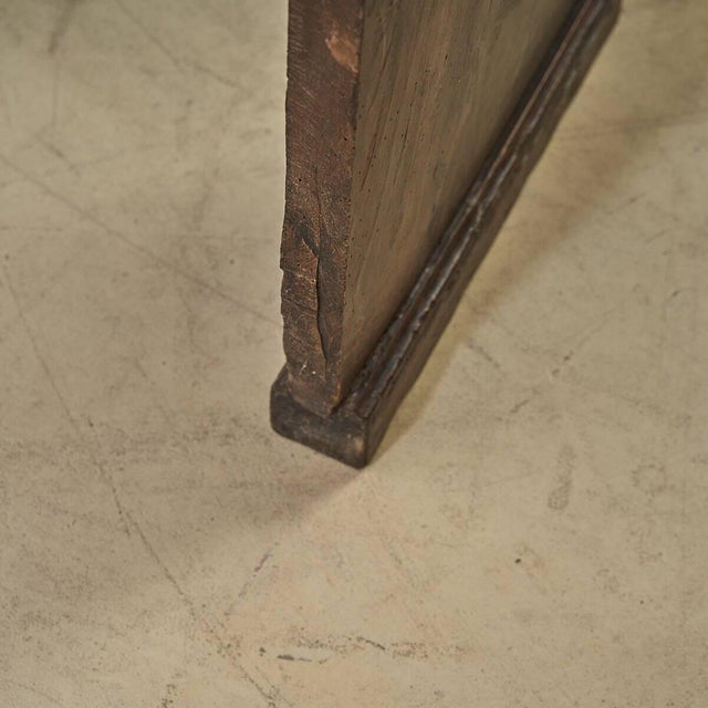 Brown Antique Benches, 1800s, Set of 2 For Sale - Image 8 of 11