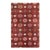 Vintage Zeki Müren Rug in Red With Colorful Geometric Medallions, From Rug & Kilim For Sale