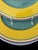 The Beala by Villeroy & Boch Chop/Serving or buffet Plates Set includes six round bone china plates with a multi-color...