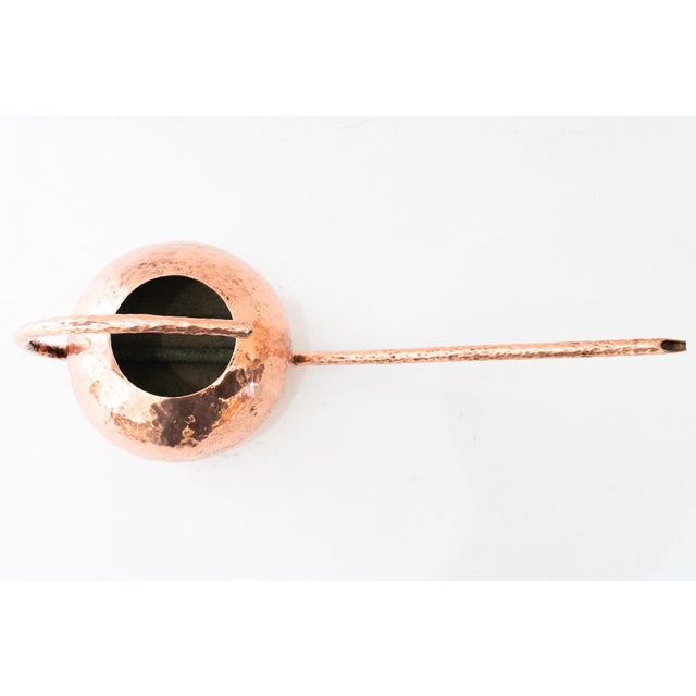 Copper Art Deco Hammered Copper Can, 1920s For Sale - Image 8 of 11
