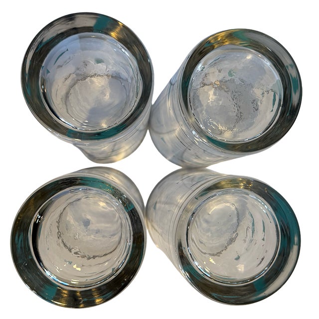 Mid 20th Century Vintage 1956 Libbey “Mediterranean” Atomic Fish Tumblers — Set of 4 For Sale - Image 5 of 9