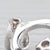 Modern 0.19ctw Round Diamond Pendant 18k White Gold Small Drop For Sale - Image 3 of 5