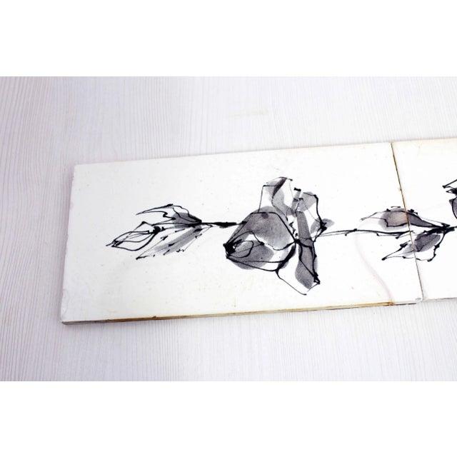 Ceramic Ceramic Tile Triptych by Roger Capron, Set of 3 For Sale - Image 7 of 11
