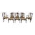 Set of 8 Henkel Harris Clawfoot Mahogany Dining Room Chairs For Sale