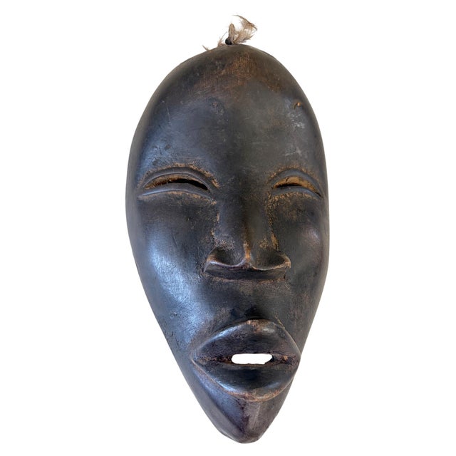 Vintage African I .Coast Dan Ceremonial Mask 10" H For Sale In New York - Image 6 of 6