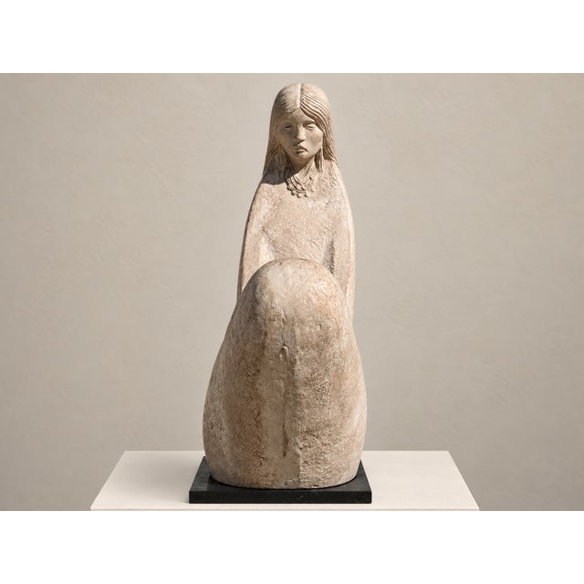 Postmodern Late 20th Century Pamela Pierce for Austin Productions Mother and Child Sculpture For Sale - Image 3 of 5