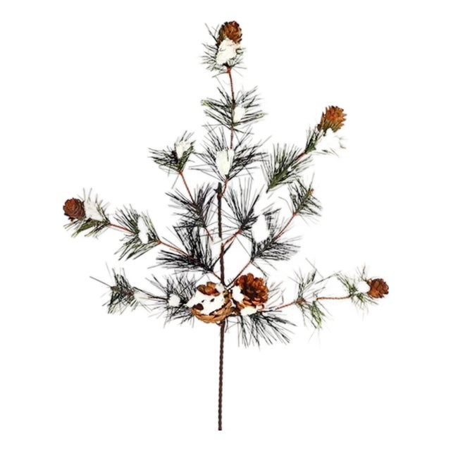 Snowy Pine Spray (Set of 6) For Sale