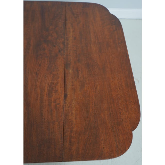 American 19th Century Mahogany Empire Style Drop-Leaf Table For Sale - Image 9 of 18