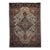 19th Century Persian Farahan Sarouk Area Rug in Floral Pattern in Ivory, Blue For Sale