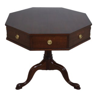 Biggs Jefferson Revolving Mahogany Rent Table For Sale