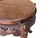 Vintage Carved Solid Wood Dragon Round Plant Stand Display Accent Table For Sale - Image 12 of 13