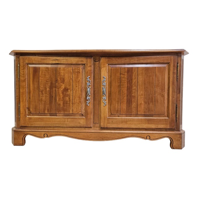 1990s Ethan Allen Legacy French Country Buffet Sideboard Console Server Cabinet For Sale