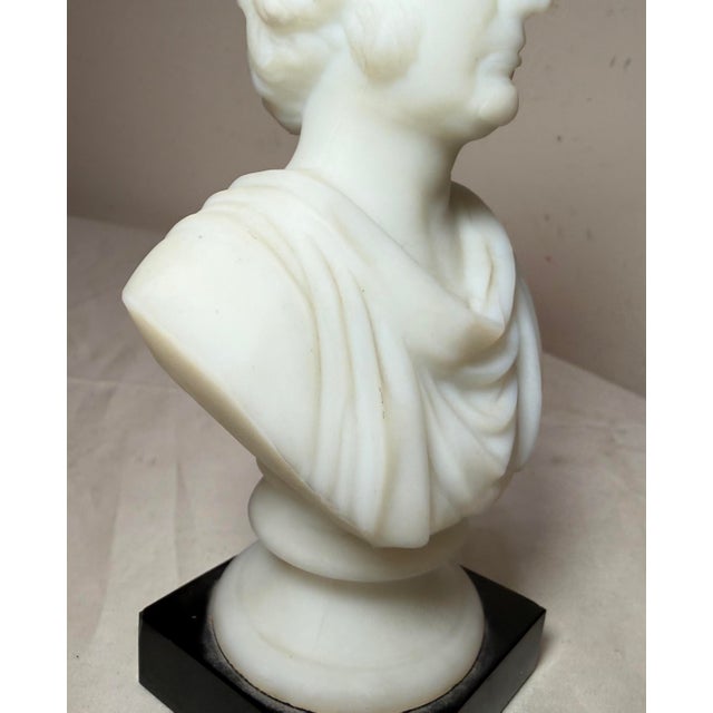 Antique Charles Sumner Figural Frosted Milk Glass Bust Paperweight Sculpture For Sale - Image 13 of 15