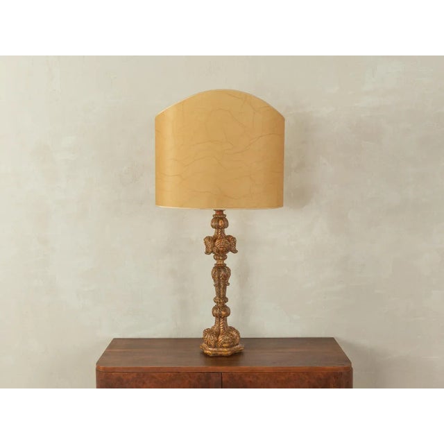 Beige Barock Table Lamp, 1960s For Sale - Image 8 of 8