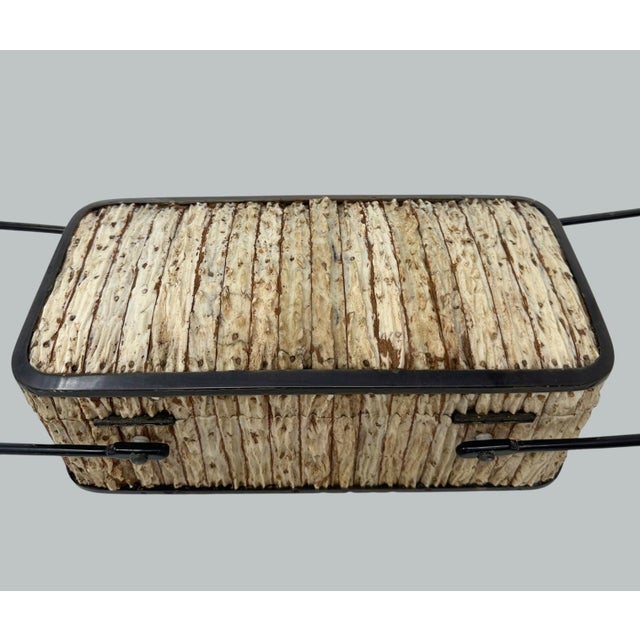 Wood Antique Anglo Indian Vizagapatam Stag Antler Horn Sandalwood Box Jewelery Casket For Sale - Image 7 of 10