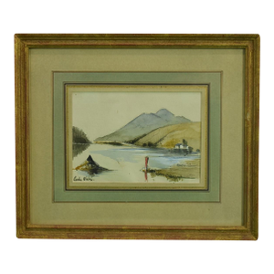 Mid 20th Century Loch Oich Scottish Watercolour