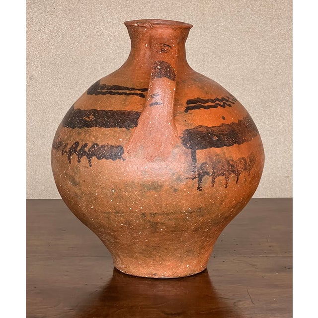 Late 18th Century 18th Century Bridal Jug Red Picher "Cantaro" From Calanda, Spain Terracotta Vase For Sale - Image 5 of 10