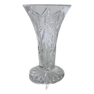 Waterford Crystal Vase With Butterflys For Sale