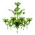Contemporary Greeen Murano Glass Chandelier For Sale