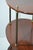 1930s Mahogany Brass Three Tier Oval English Campaign Style Etagere Shelf For Sale In Cincinnati - Image 6 of 14