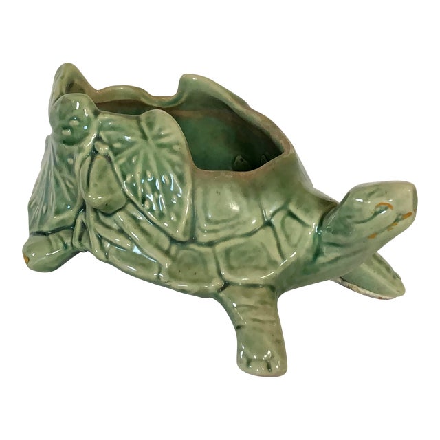 McCoy Pottery Turtle Planter Chairish