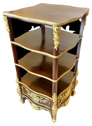 Napoleon III Walnut Etagere, 19th Century
