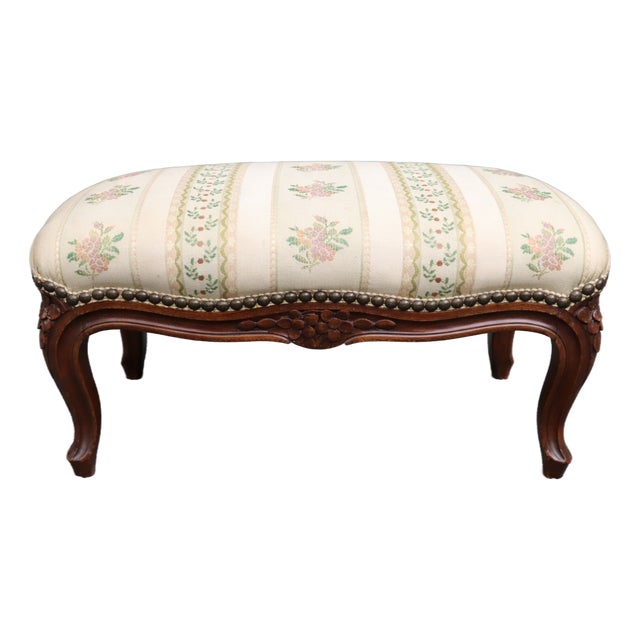 Louis XV Style Low Ottoman For Sale