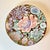 1980s 1980s Vintage Chinoiserie Hollywood Regency Boho Chic Peony Decorative Plate. For Sale - Image 5 of 14