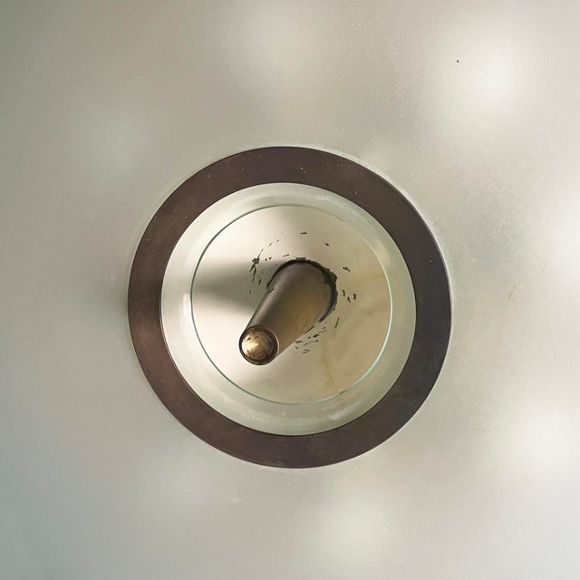 Mid-Century Modern Italian Glass Model 1462 Pendant Light by Max Ingrand for Fontana Arte, 1950s For Sale - Image 6 of 13