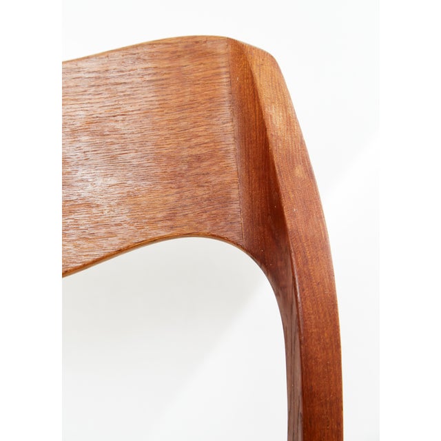 Vintage Danish No. 71 Dining Chairs by Niels O. Moller for J. L Moller, 1960s, Set of 3 For Sale - Image 16 of 18