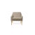 Mr. Olsen lounge chair solid smoked oak sand by warm nordic dimensions: d 81 x w 79 x h 78 cm material: textile...